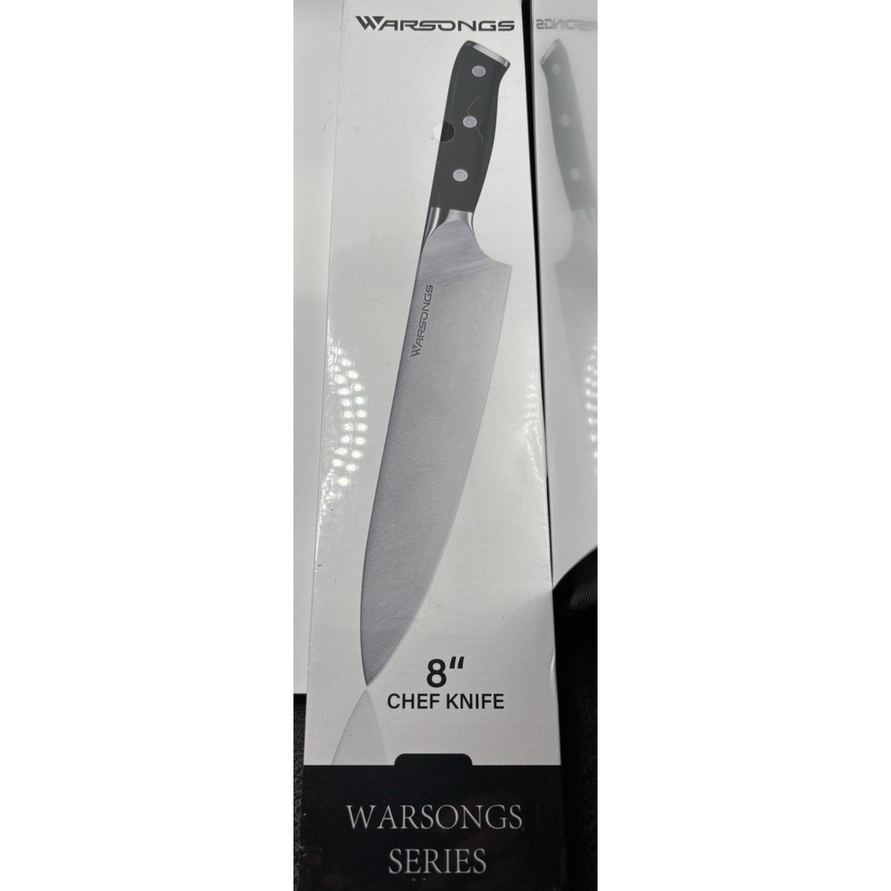 WARSONGS‎ CHEF KNIFE 8" INCH NEW IN BOX